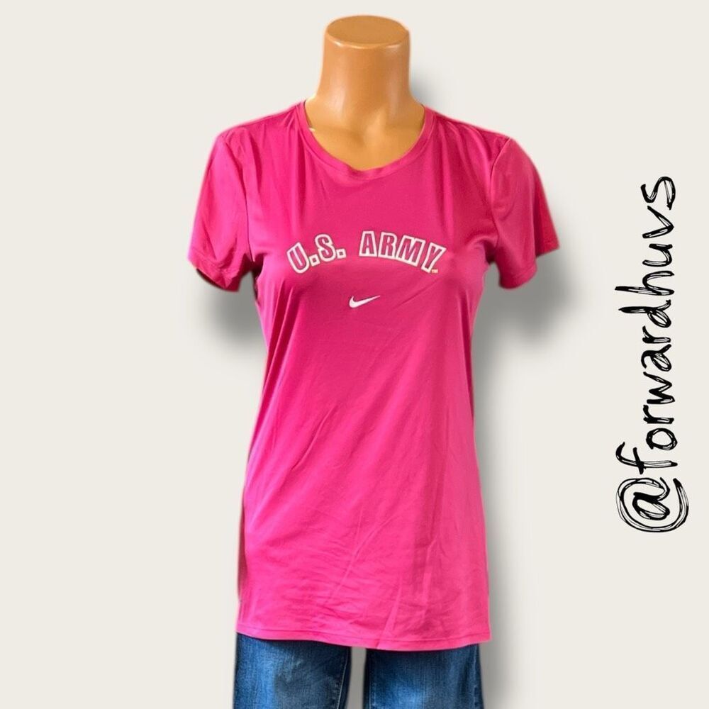 Nike Dri-FIT U.S. Army Tee – Size Medium – Pink – Logo Wear